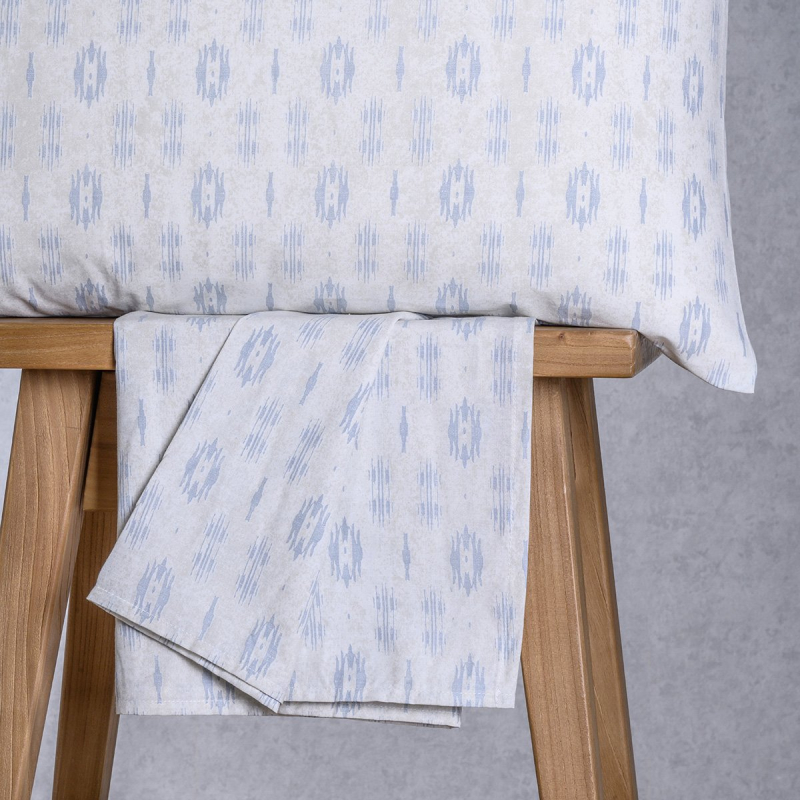 Σεντόνι Ημίδιπλο Με Λάστιχο + Μαξιλαροθήκη (Σετ) Melinen Casual Line Mini River L.Grey