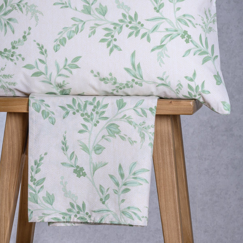 Σεντόνι King Size Με Λάστιχο + Μαξιλαροθήκη (Σετ) Melinen Casual Line Mini Sienna Forest