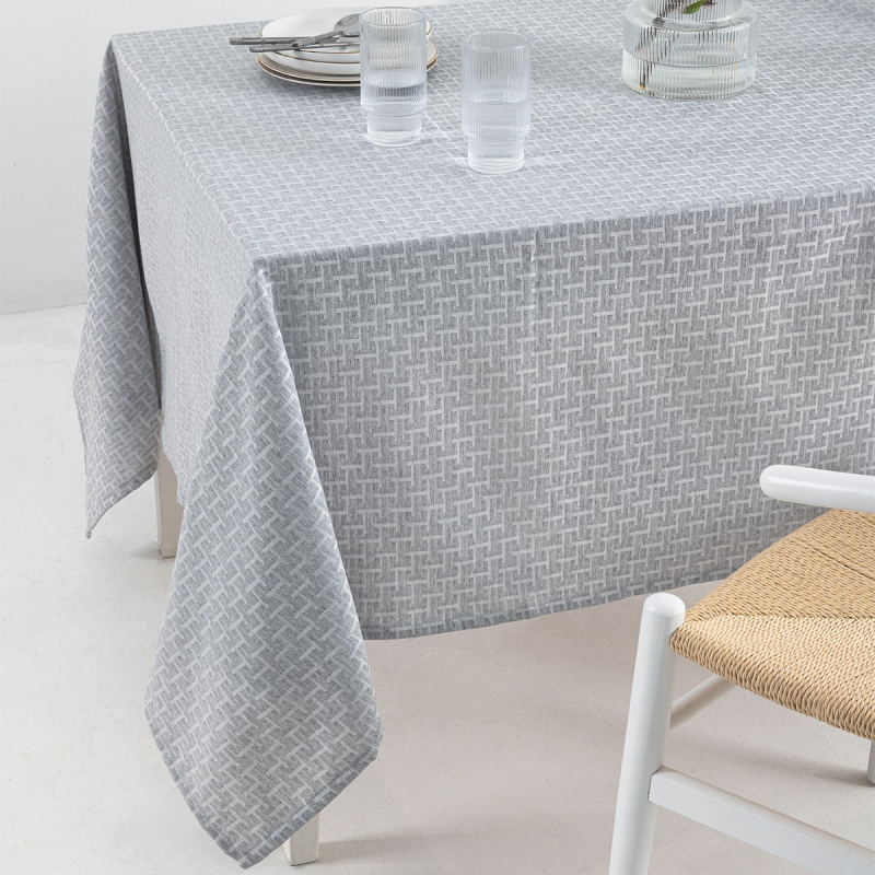 Αλέκιαστο Τραπεζομάντηλο (175x320) Palamaiki Milly Grey