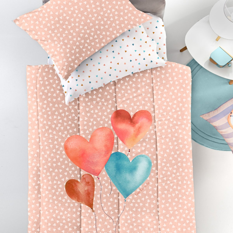 Κουβερλί Μονό (160x230) Guy Laroche Amore Salmon