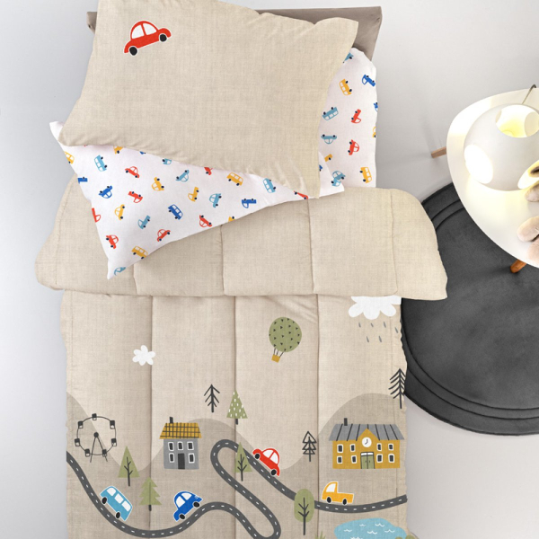 Κουβερλί Μονό (160x230) Guy Laroche Roadtrip Natural