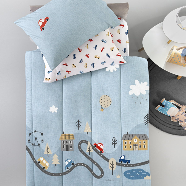 Κουβερλί Μονό (160x230) Guy Laroche Roadtrip Sky