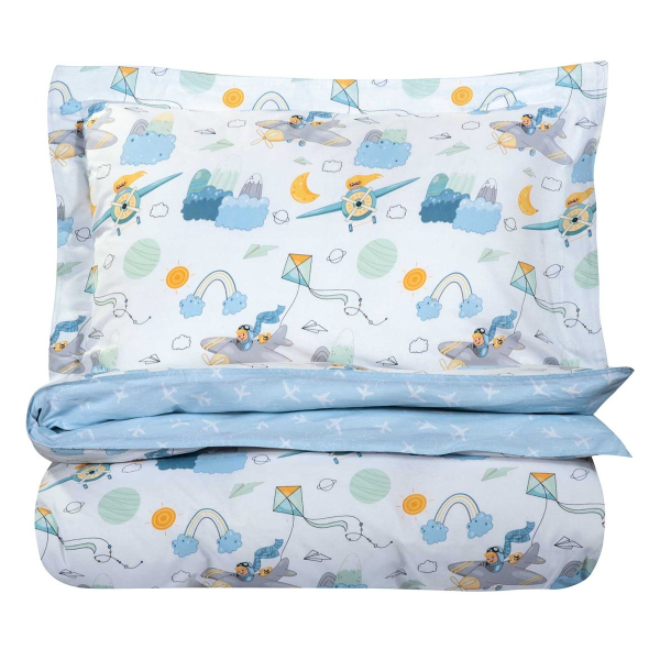 Παπλωματοθήκη Μονή (Σετ 160x240) 2 Όψεων Greenwich Polo Club Junior 8866