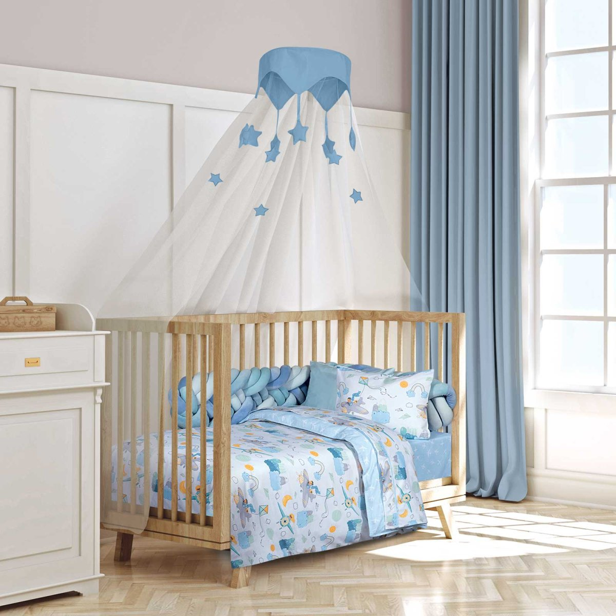 Σεντόνια Κούνιας (Σετ) Greenwich Polo Club Baby 8866 Home Βρεφικά Προίκα Μωρού Spitishop