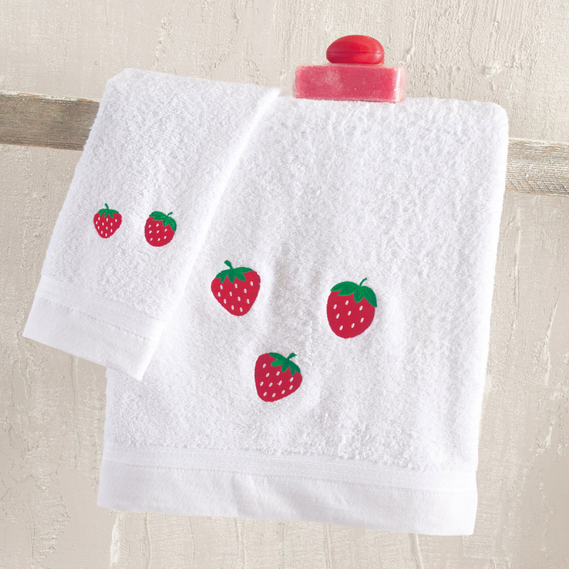 Πετσέτες Μπάνιου (Σετ 3τμχ) Rythmos Fragola 500gsm