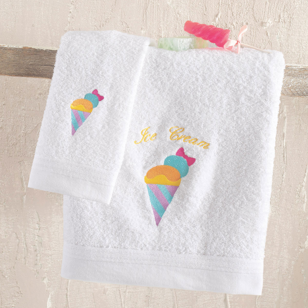 Παιδικές Πετσέτες (Σετ 2τμχ) Rythmos Symbol Gelato 500gsm