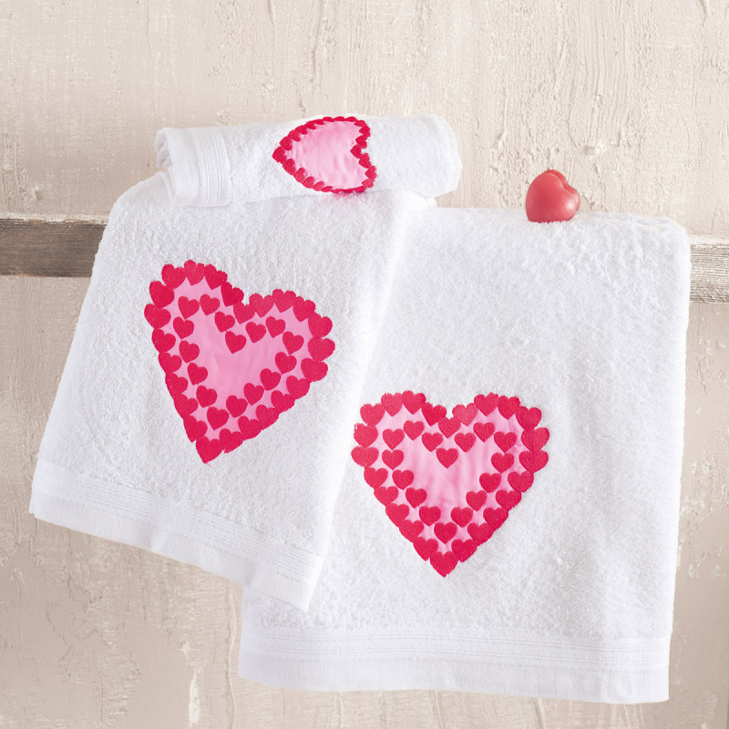 Πετσέτες Μπάνιου (Σετ 3τμχ) Rythmos Fabiola 500gsm