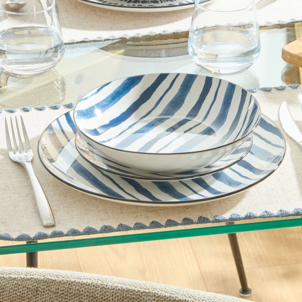 Πιάτο Φαγητού Βαθύ (Φ20) S-D Umami Stripe 217080D