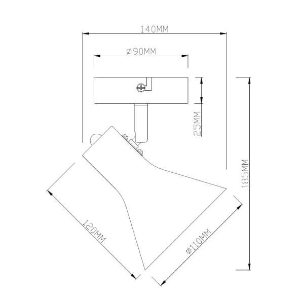 Σποτ Μονόφωτο RL Nina R80161002