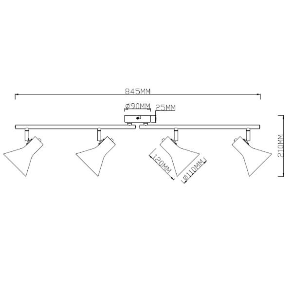 Σποτ Πολύφωτο RL Nina R80164002