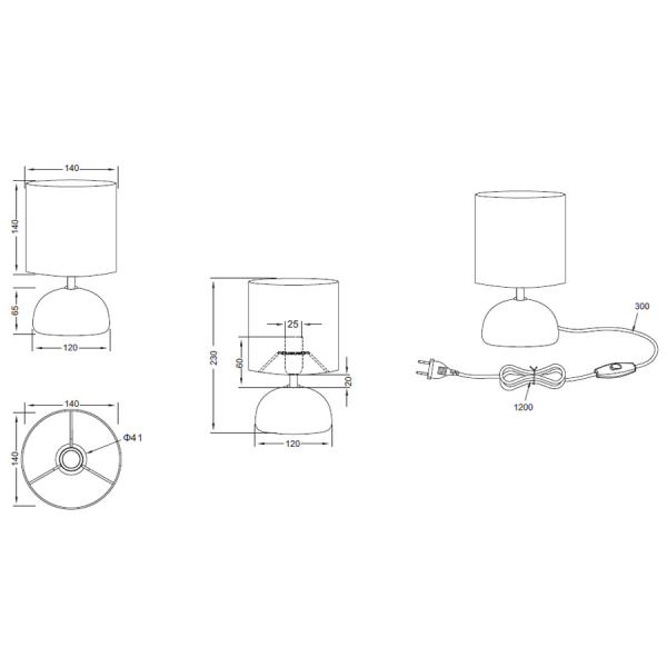 Πορτατίφ (Φ14x23) RL Luci R50351025