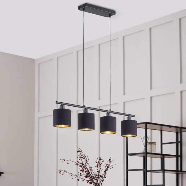 Φωτιστικό Οροφής Πολύφωτο RL Tommy Black R30334079