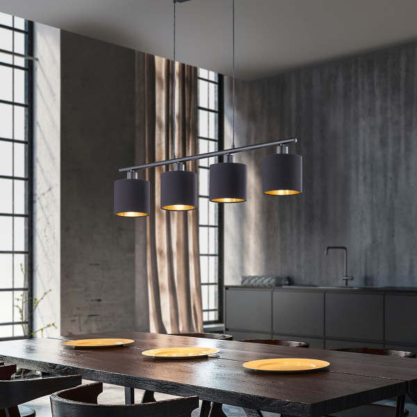 Φωτιστικό Οροφής Πολύφωτο RL Tommy Black R30334079