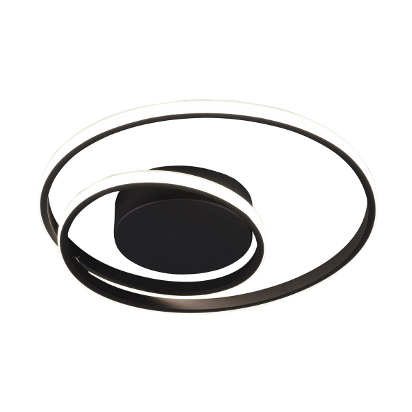 Φωτιστικό Πλαφονιέρα LED Dimmable RL Zibal Black R62911132