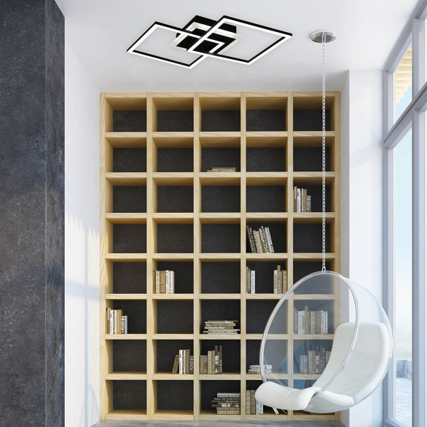 Φωτιστικό Πλαφονιέρα LED Dimmable RL Venida Black R62793132