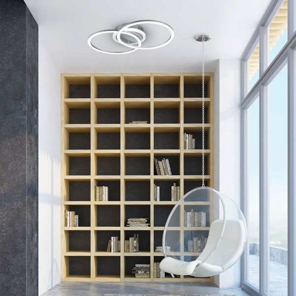 Φωτιστικό Πλαφονιέρα LED Dimmable RL Venida Silver R62783187