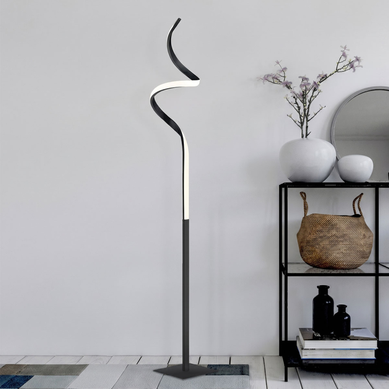 Φωτιστικό Δαπέδου LED Dimmable RL Course Black R42051132