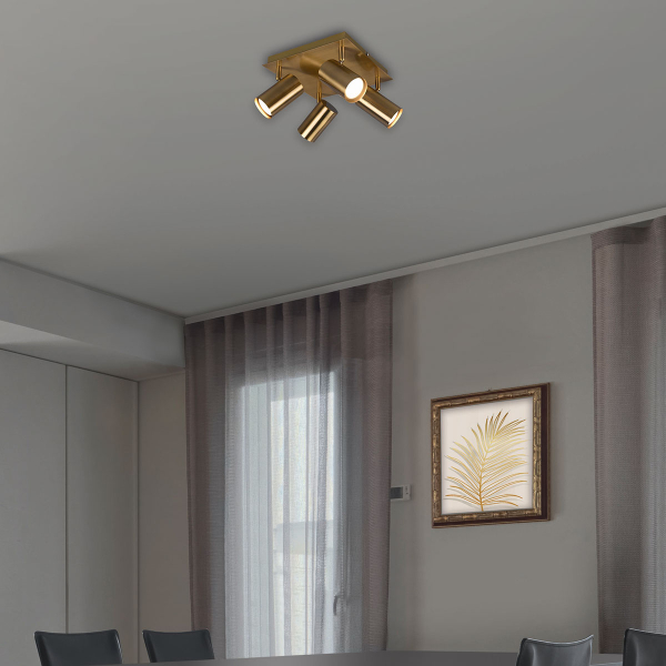 Σποτ Πολύφωτο Trio Lighting Marley Gold 802430404