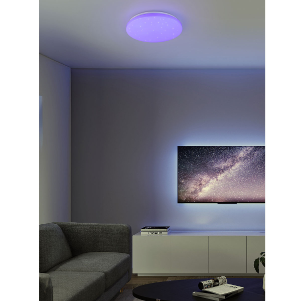 Παιδικό Φωτιστικό Πλαφονιέρα LED 3 CCT Dimmable RGBW Με Τηλεχειριστήριο RL Kira R62381100