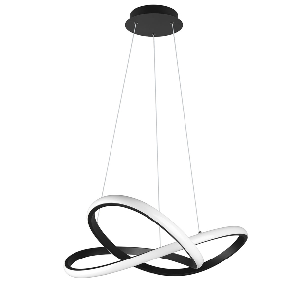 Φωτιστικό Οροφής Μονόφωτο LED Dimmable RL Course Black R32051432