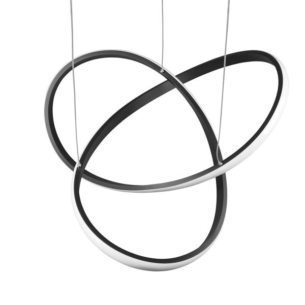 Φωτιστικό Οροφής Μονόφωτο LED Dimmable RL Course Black R32051432