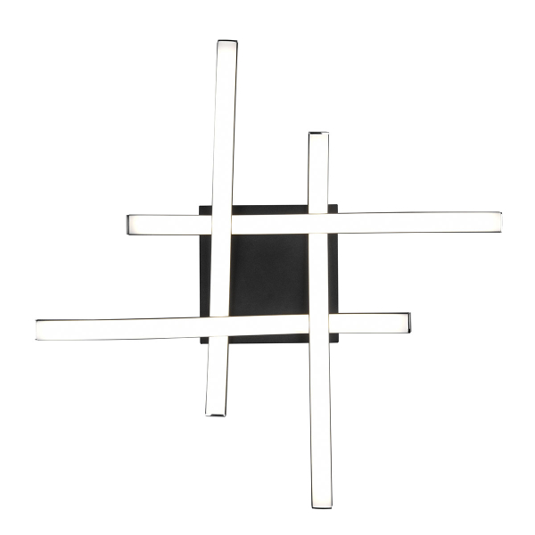 Φωτιστικό Πλαφονιέρα LED RL Route Black R62474432