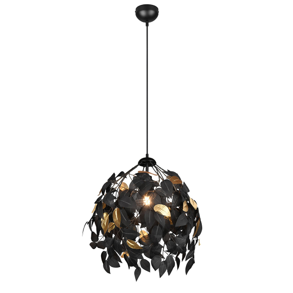 Φωτιστικό Οροφής Μονόφωτο RL Leavey Black R10461932