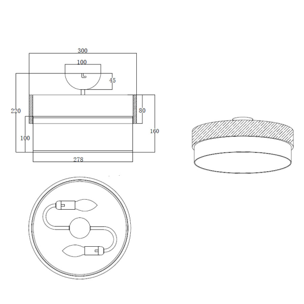Φωτιστικό Πλαφονιέρα Trio Lighting Seasons White 611500201