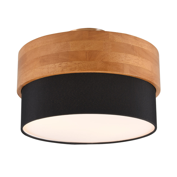 Φωτιστικό Πλαφονιέρα Trio Lighting Seasons Black 611500202