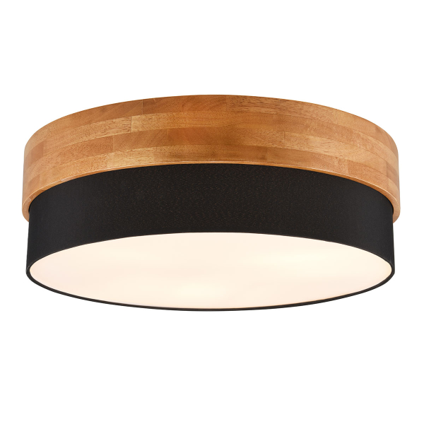 Φωτιστικό Πλαφονιέρα Trio Lighting Seasons Black 611500302