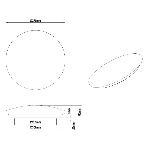 Φωτιστικό Πλαφονιέρα LED RL Moonika R62764000