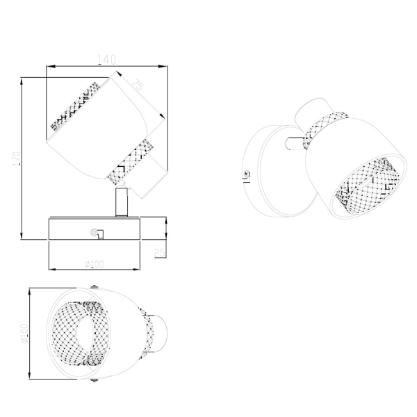 Σποτ Μονόφωτο RL Punch R80811032