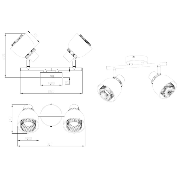 Σποτ Δίφωτο RL Punch R80812032