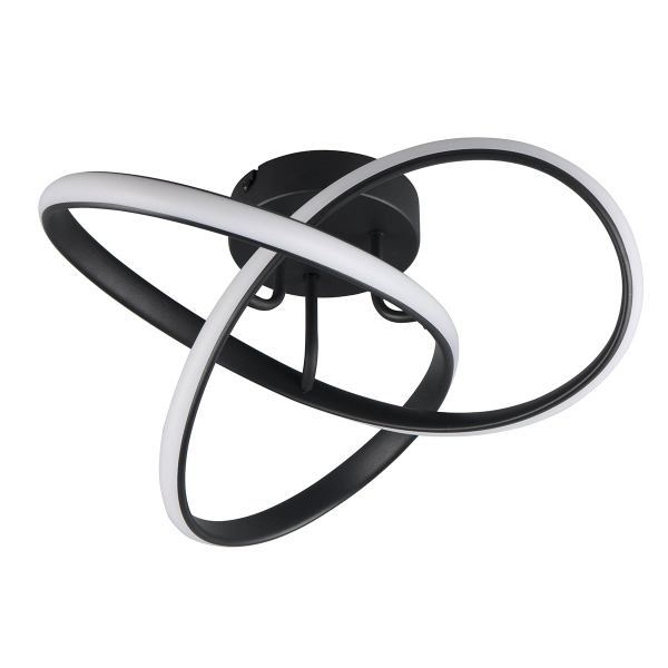 Φωτιστικό Πλαφονιέρα LED RL Meo Black R62101132