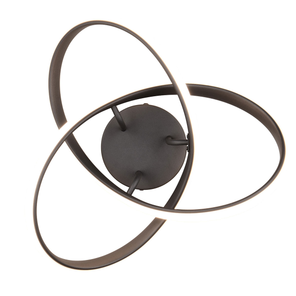 Φωτιστικό Πλαφονιέρα LED RL Meo Black R62101132