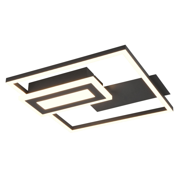 Φωτιστικό Πλαφονιέρα LED RL Spiro Black R67862132