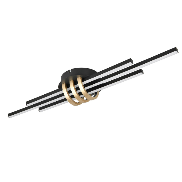 Φωτιστικό Πλαφονιέρα LED Dimmable RL Cinto Black R67873180