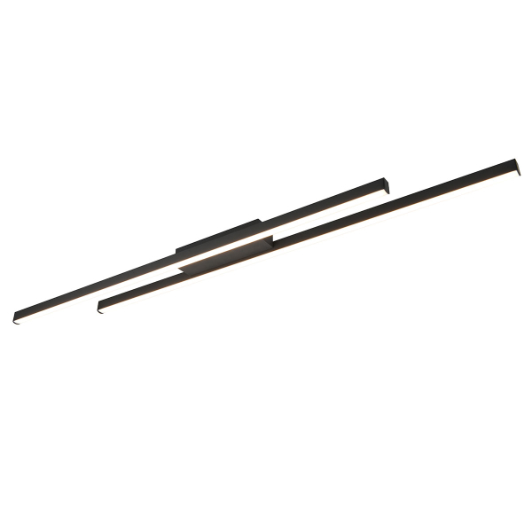 Φωτιστικό Πλαφονιέρα LED RL Odio Black R67882132