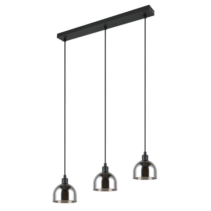 Φωτιστικό Οροφής Τρίφωτο RL Molly Black R31863032