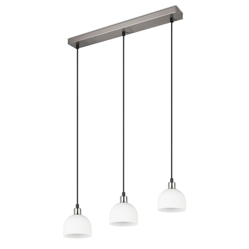 Φωτιστικό Οροφής Τρίφωτο RL Molly Silver R31863007