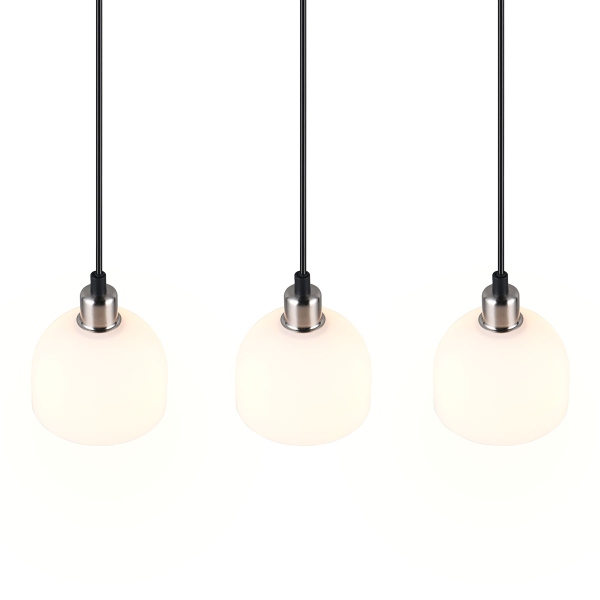 Φωτιστικό Οροφής Τρίφωτο RL Molly Silver R31863007