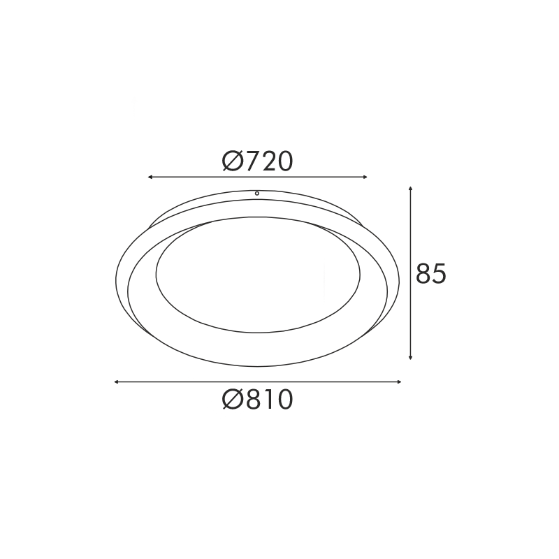 Φωτιστικό Πλαφονιέρα Led 3 Cct Aca Diana Br71Ledc81Whcct Matt White Home Φωτιστικά Οροφής Spitishop