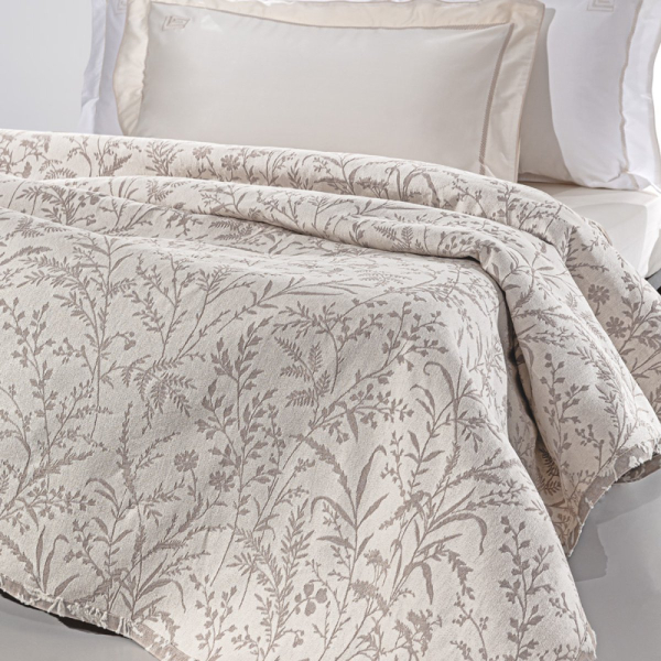 Κουβερτόριο King Size (260x250) 2 Όψεων Guy Laroche Bouquet Mocca