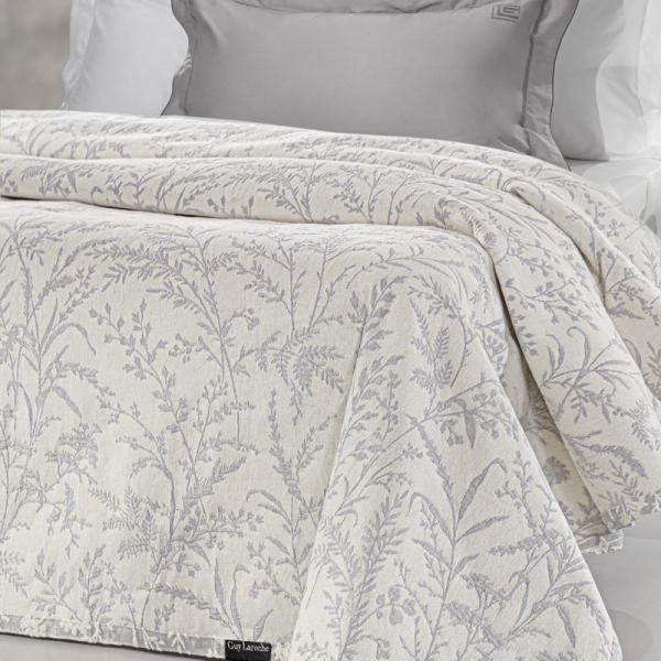 Κουβερτόριο King Size (260x250) 2 Όψεων Guy Laroche Bouquet Smoke