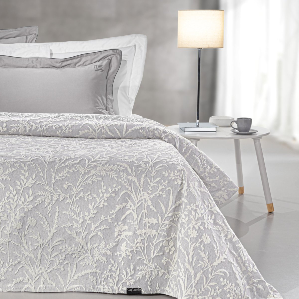 Κουβερτόριο King Size (260x250) 2 Όψεων Guy Laroche Bouquet Smoke