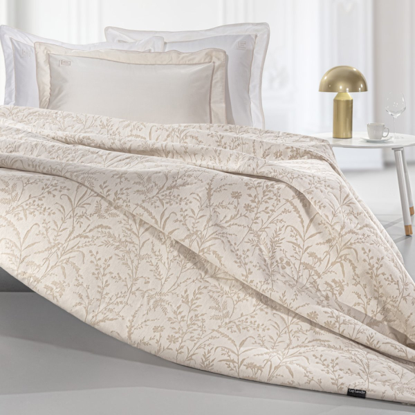 Κουβερτόριο King Size (260x250) 2 Όψεων Guy Laroche Bouquet Natural