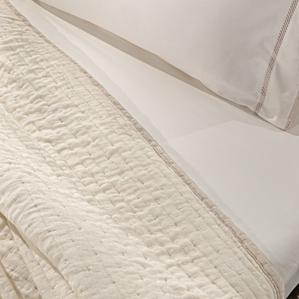 Κουβερλί King Size (270x250) 2 Όψεων Guy Laroche Must Natural - Sand