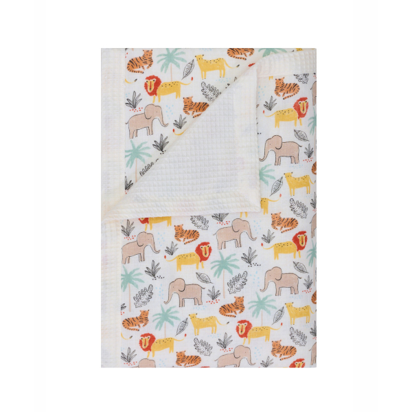 Κουβέρτα Πικέ Αγκαλιάς (65x100) 2 Όψεων Kentia Loft YN 25 Animals