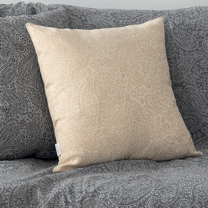 Διακοσμητική Μαξιλαροθήκη (55x55) Palamaiki Sena Beige