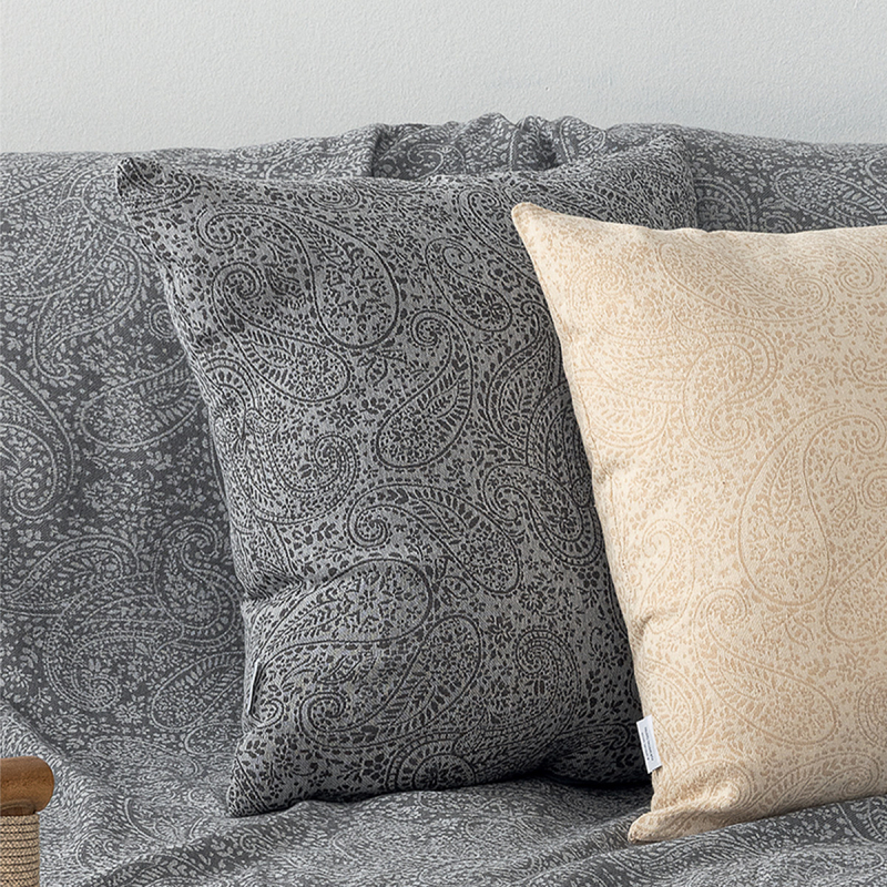 Διακοσμητική Μαξιλαροθήκη (55x55) Palamaiki Sena Grey